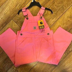 Carhartt Bright Pink Bib Overalls